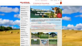 Website Screenshot: Hallertauer Zaun und Stalldepot GmbH - Weidetore, Heuraufen, Pferdeboxen, Hundezwinger | Hallertauer Zaun- und Stalldepot - Date: 2023-06-20 10:42:36