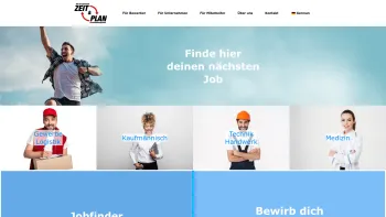 Website Screenshot: Zeit & Plan GmbH Gesellschaft für Personalmanagement -  Bei uns dreht sich alles nur um S i e! - Home - Zeit & Plan Personalmanagement GmbH - Date: 2023-06-20 10:41:10