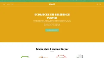 Website Screenshot: Zmoobi GmbH - Schmecke die belebende Power zuckerarmer Superfood Smoothies – ZMOOBI - Superfood Power Smoothies - Date: 2023-06-20 10:41:13